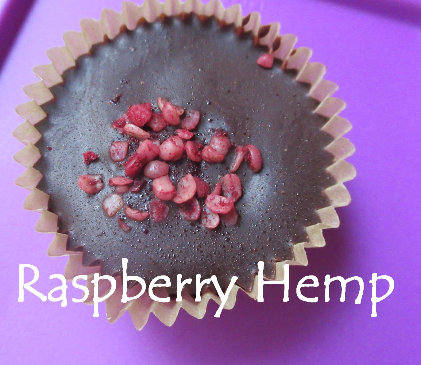 Raspberry hemp cup